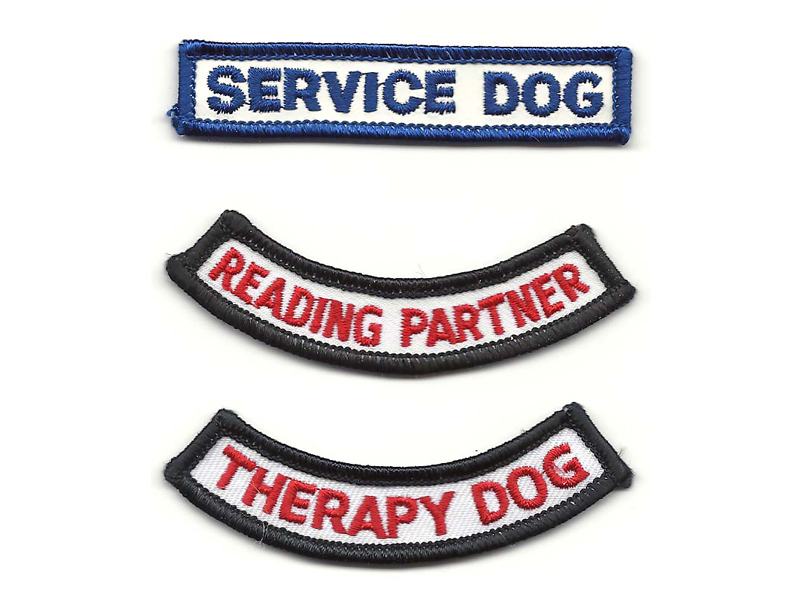 Grief Therapy Dog Custom Embroidered Patch - UPTOWN STITCH GIRL